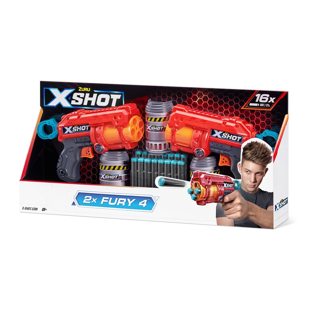 Набір скорострільних бластерів Zuru Excel Fury4, 2Pk, 36329R — фото 2