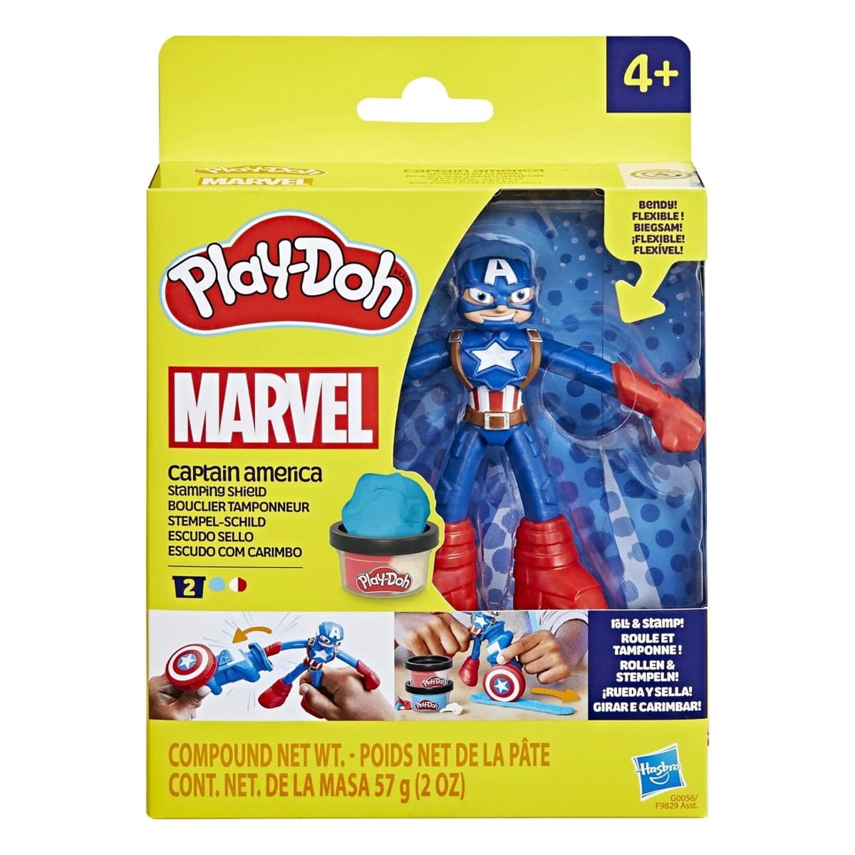 Набір для ліплення Play-Doh Капітан Америка, F9829_G0056