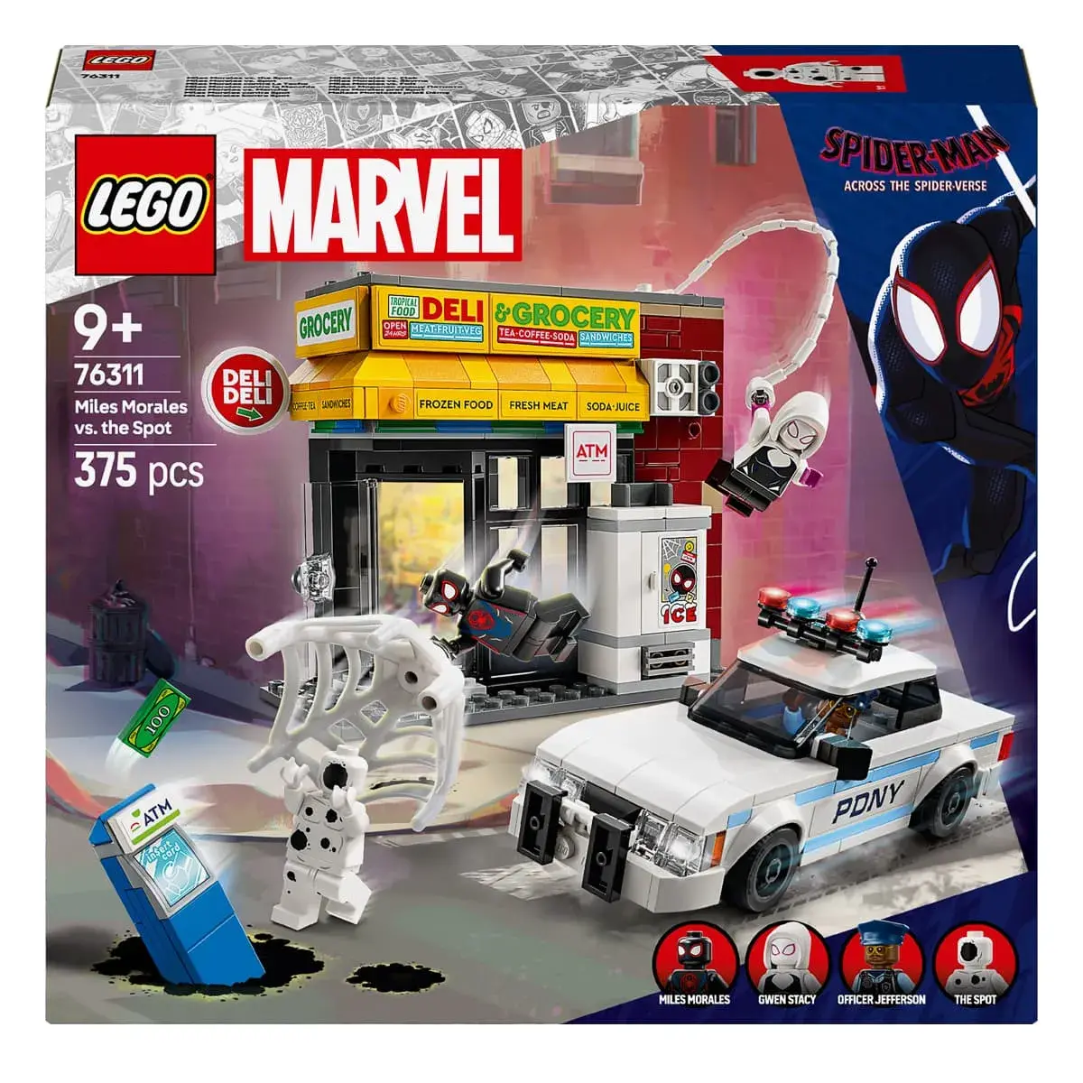 LEGO Marvel Всесвіт-павук: Майлз Моралес проти Плями 76311