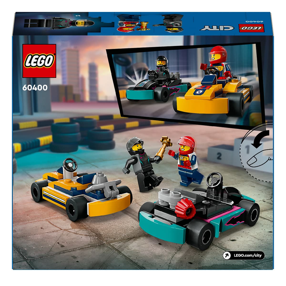 LEGO City Картинг і гонщики 60400 — фото 9