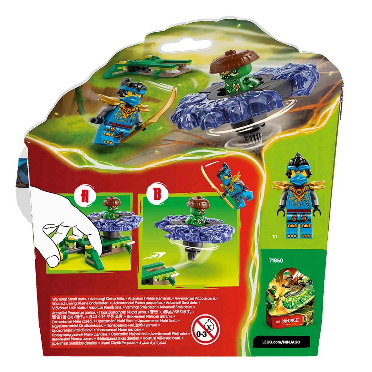 LEGO NINJAGO Нія проти спінера монстра-мутанта 71849 — фото 8
