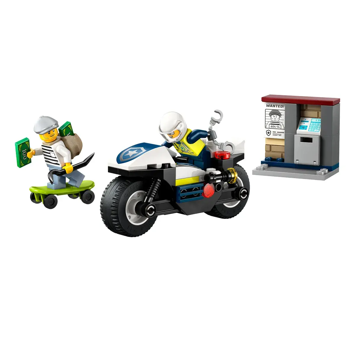 LEGO City Переслідування на поліцейському мотоциклі 60455 — фото 9