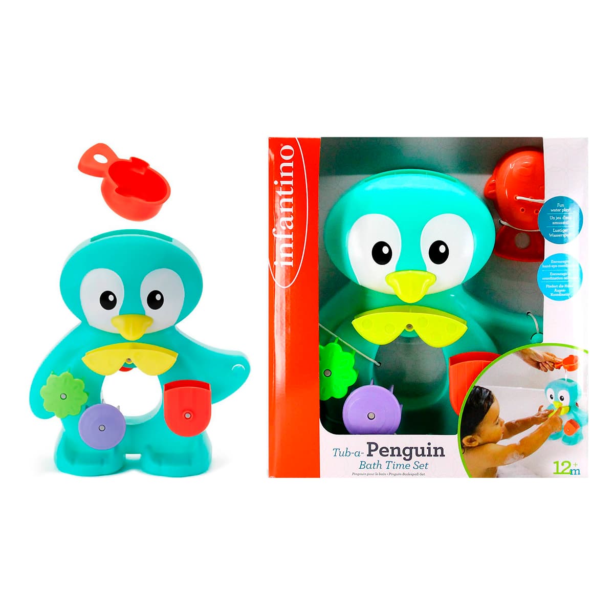 Іграшка для купання Infantino Час купати пінгвіна, 305221