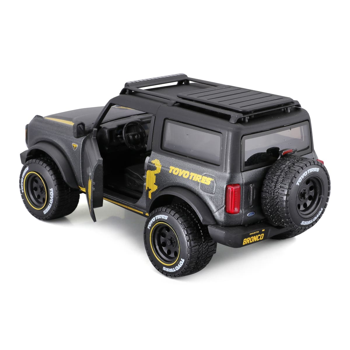 Машинка Maisto Ford Bronco Badlands 1:24, 32541MET.GREY — фото 7