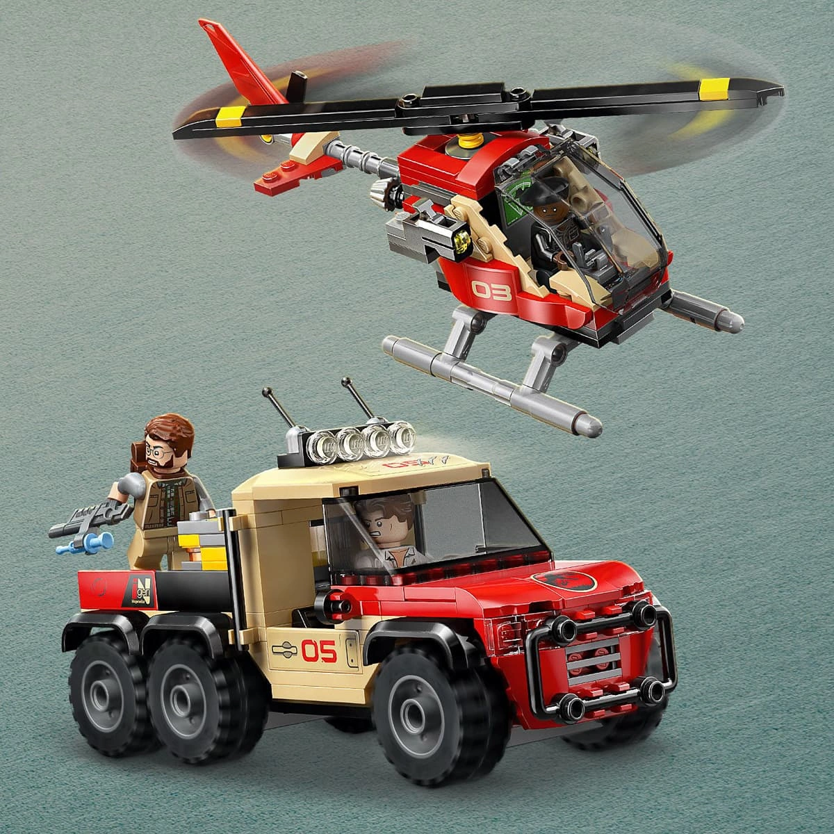 LEGO Jurassic World Повітряна місія зі спинозавром і кетцалькоатлем 76976 — фото 7