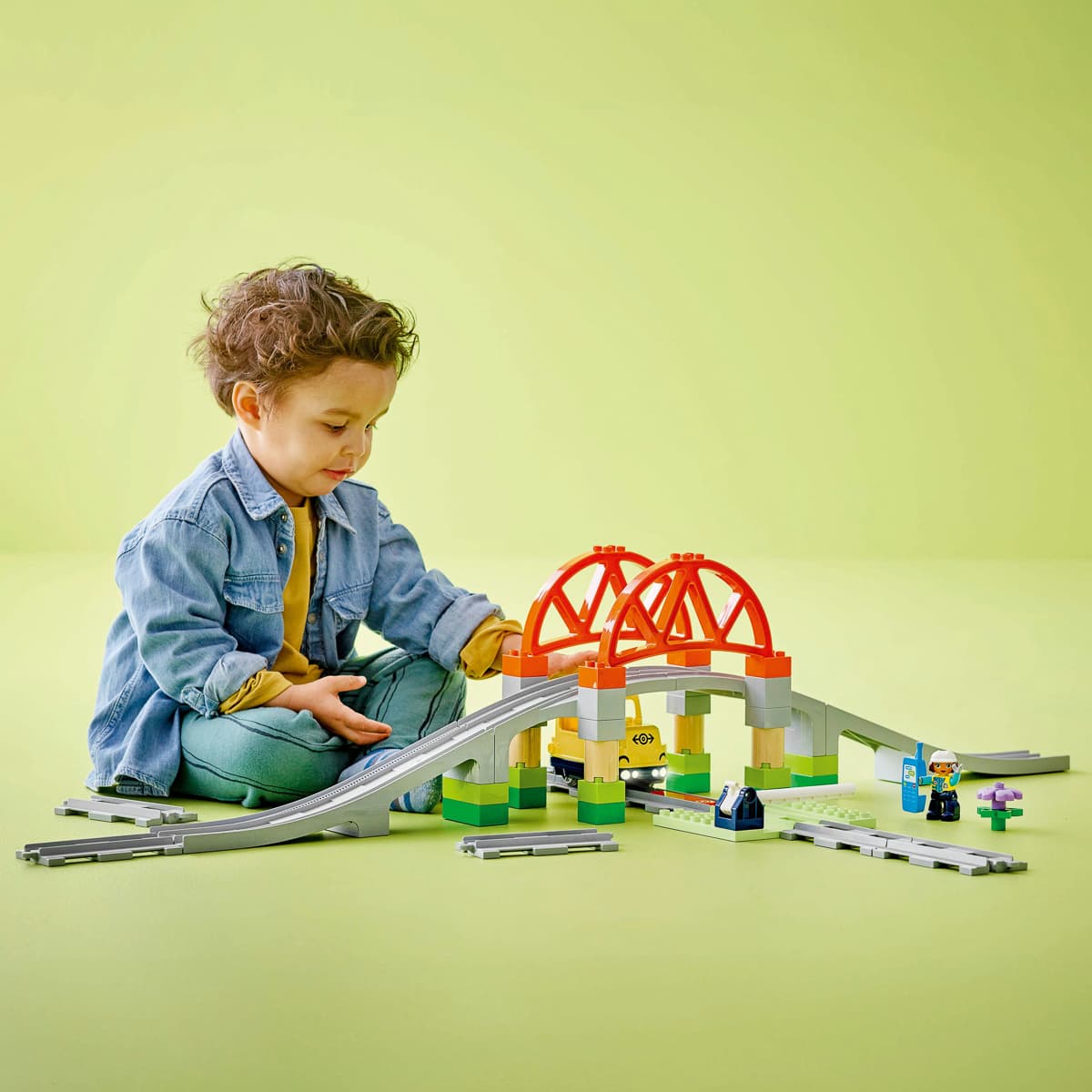 LEGO DUPLO Додатковий набір. Залізничний міст і колії 10426 — фото 3