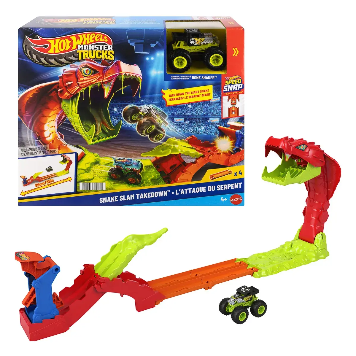 Набір Hot Wheels Monster Trucks Атака змії (JJN44) — фото 3