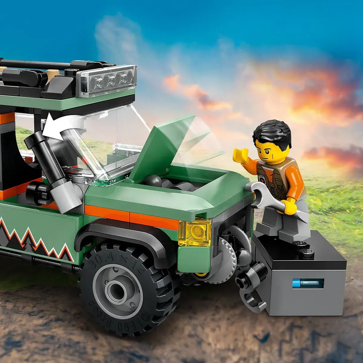 LEGO City Позашляхова гірська вантажівка 4x4 60447 — фото 5
