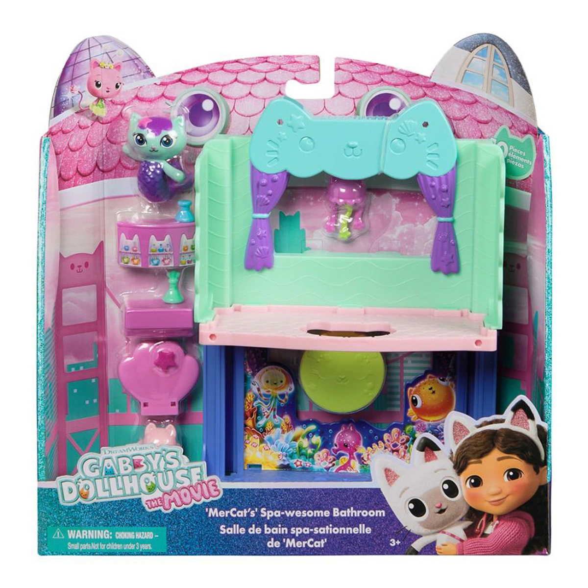 Набір Gabbys Dollhouse Балкончик-портал Спа-кімната Нявки SM36277/6074306 — фото 7