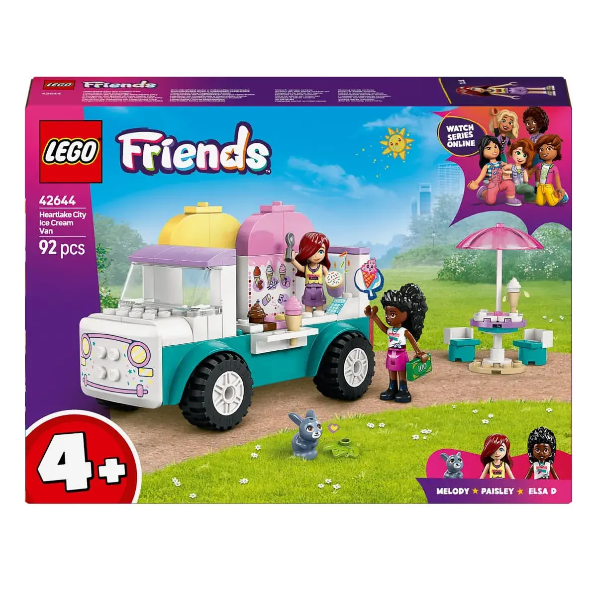 LEGO Friends Хартлейк-Сіті. Фургон із морозивом 42644