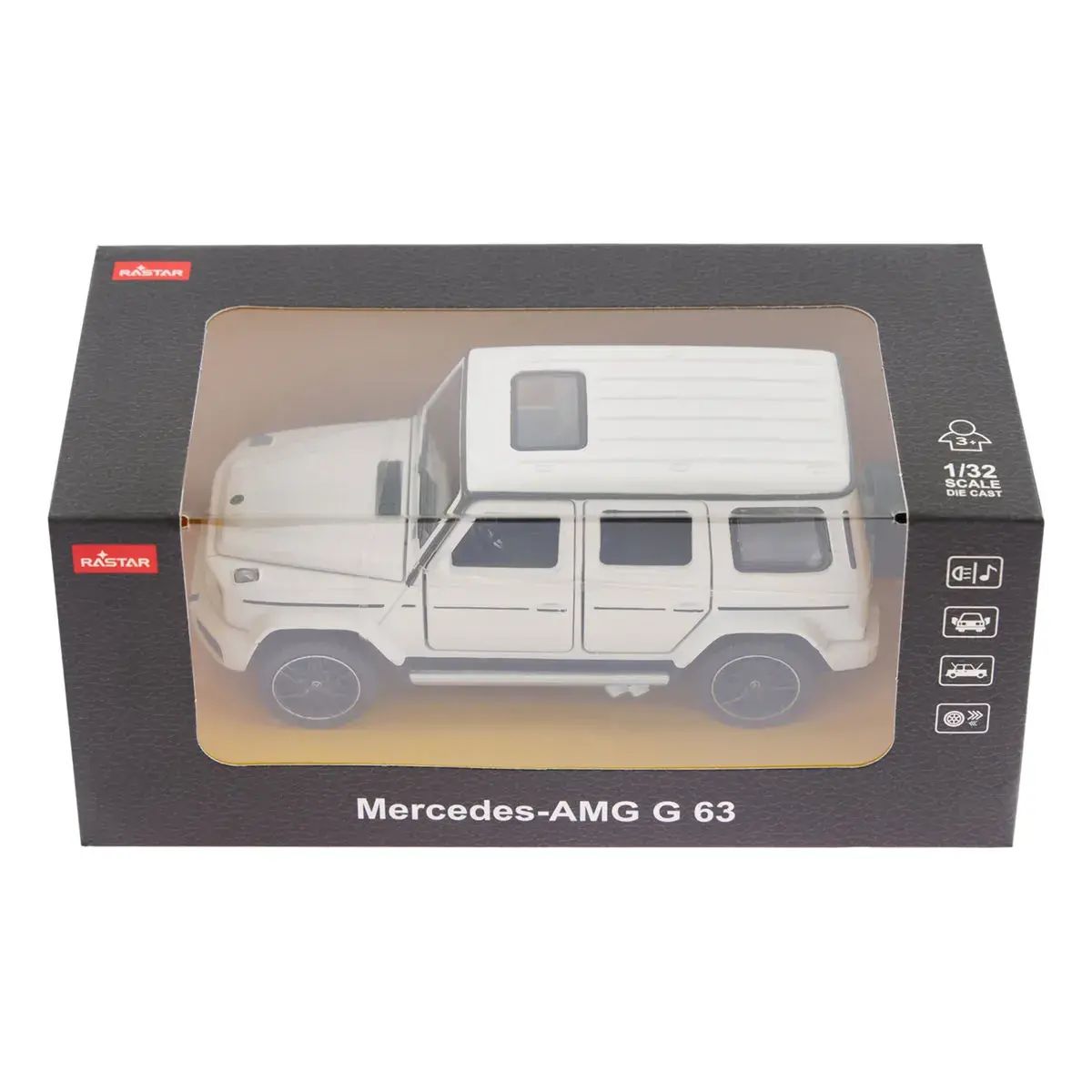 Машинка Rastar Mercedes-Benz AMG G63 1:32 білий (4540078) — фото 2