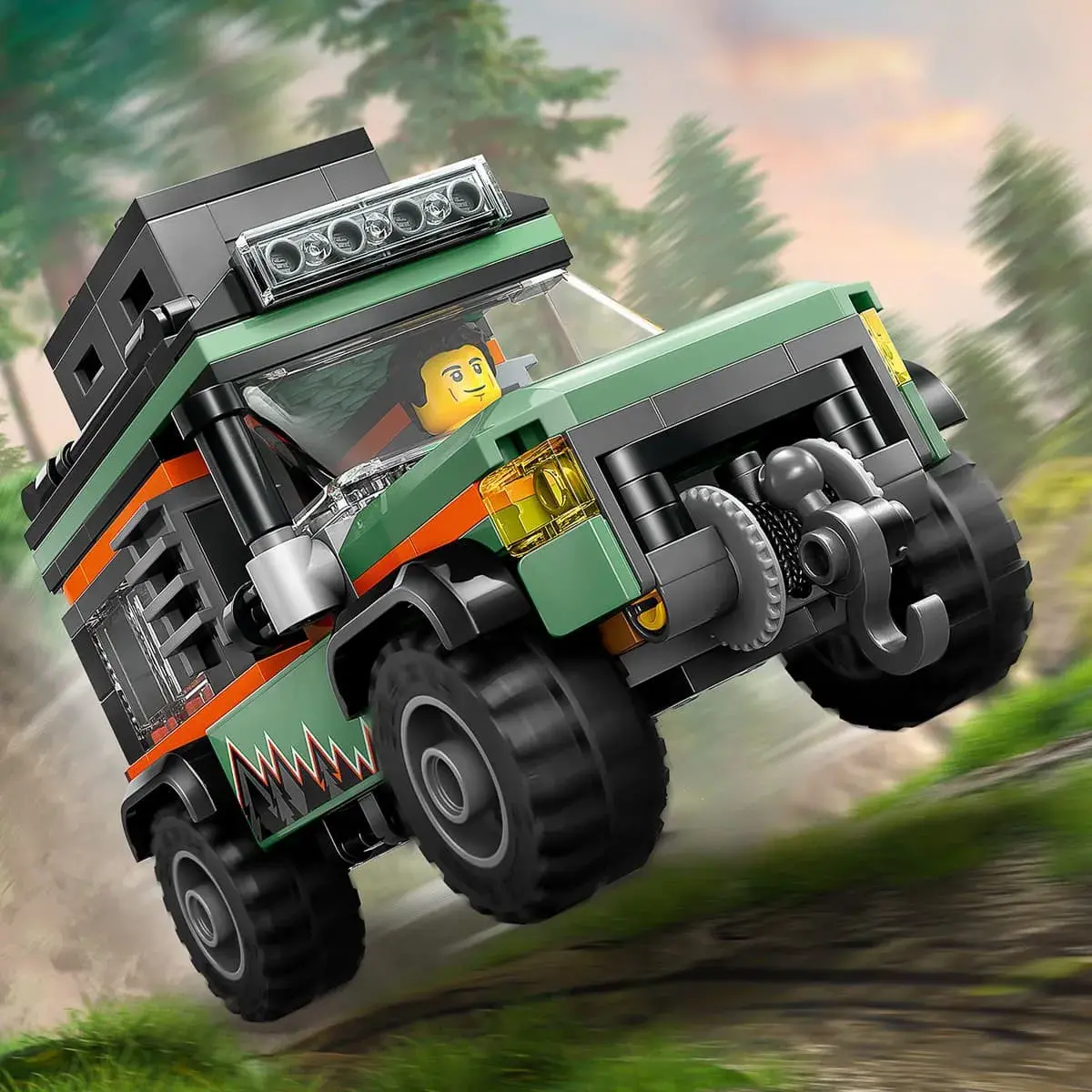 LEGO City Позашляхова гірська вантажівка 4x4 60447 — фото 6