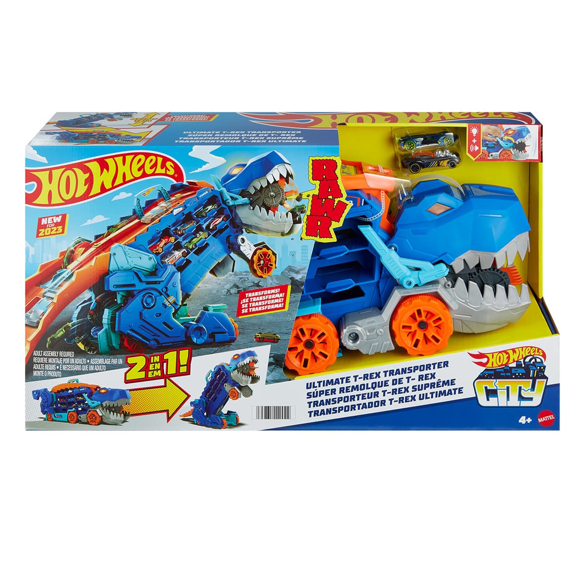 Мега-транспортер Hot Wheels Неймовірний Ті-Рекс, HNG50 — фото 2