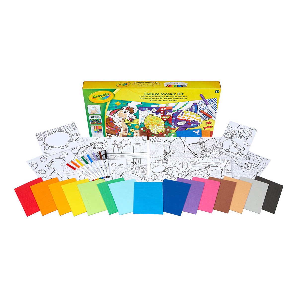 Набір для творчості Crayola Deluxe Створи свою мозаїку, 256473.006 — фото 3