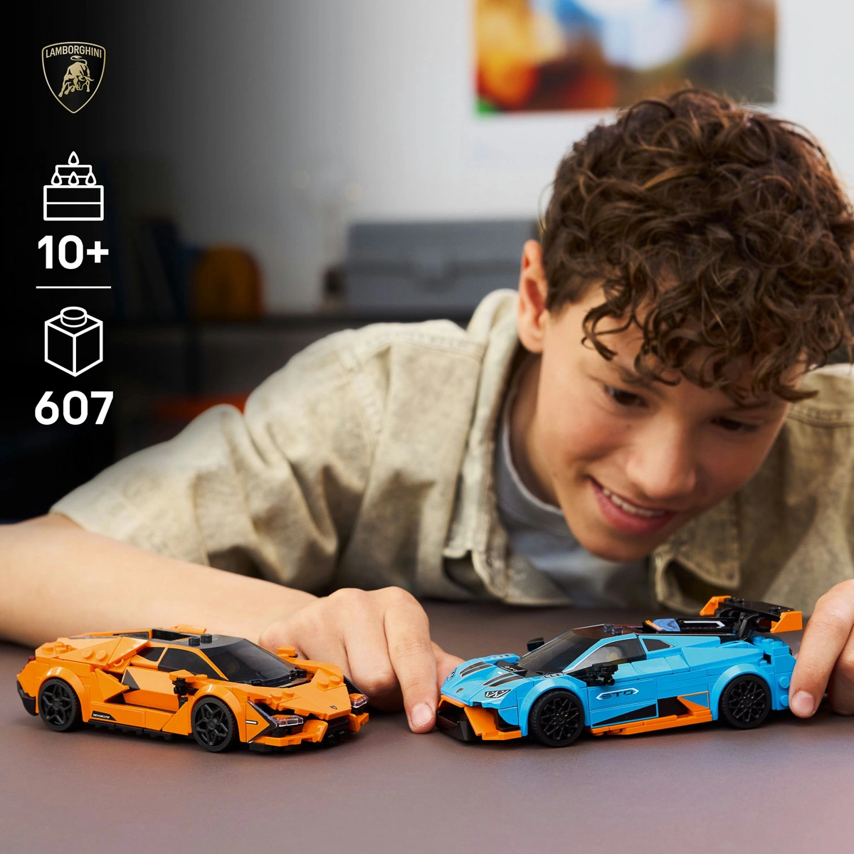 LEGO Speed Champions Lamborghini Revuelto та Huracán STO 77238 — фото 2