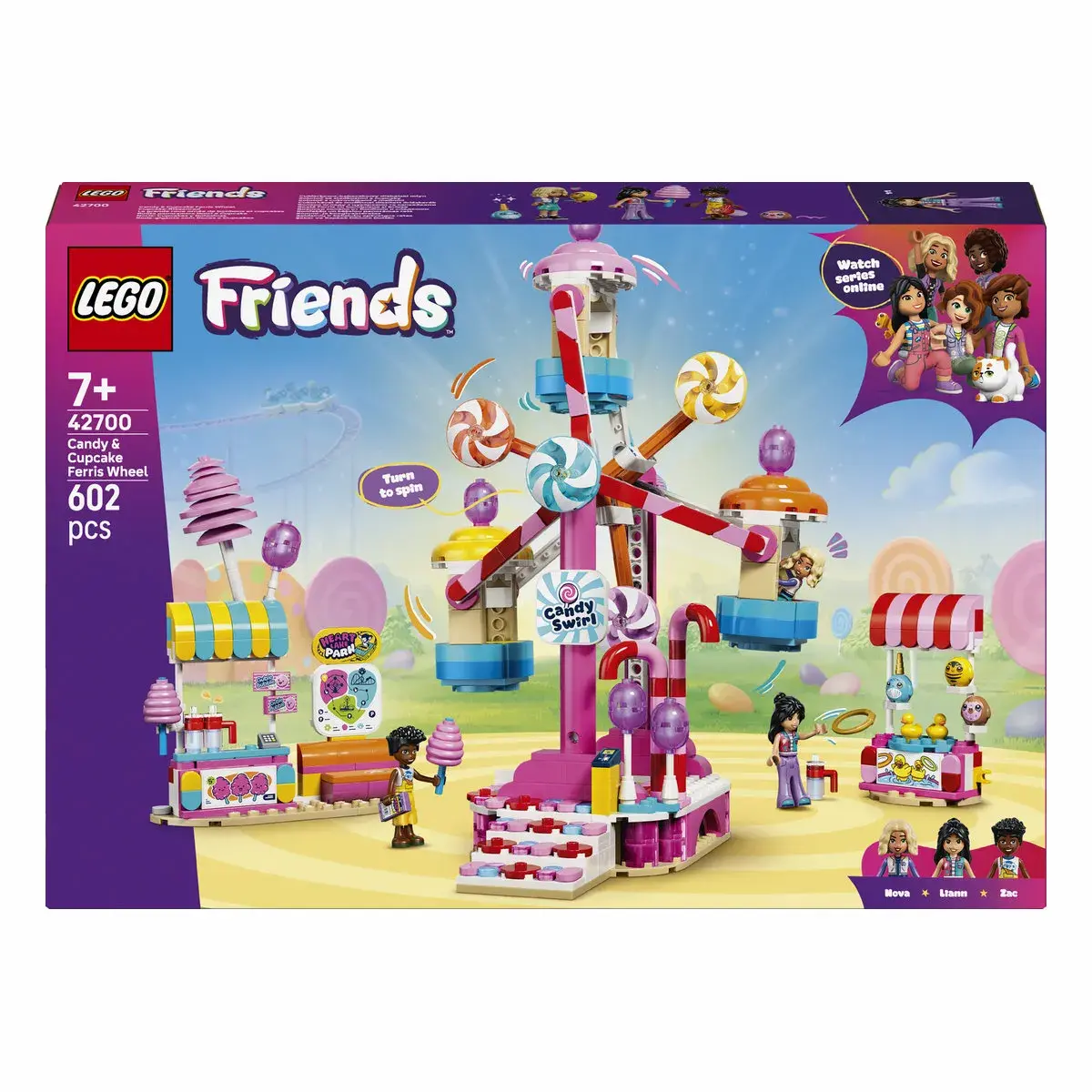 LEGO Friends Колесо огляду з цукерками та капкейками 42700
