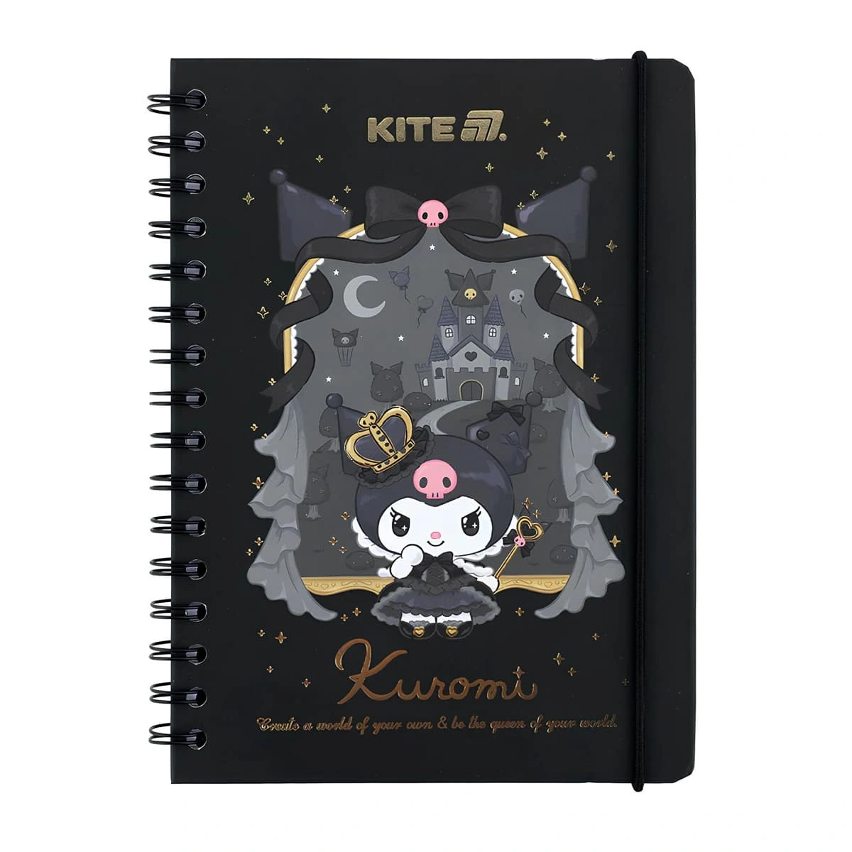 Щоденник на спіралі Kite Kuromi 138 с