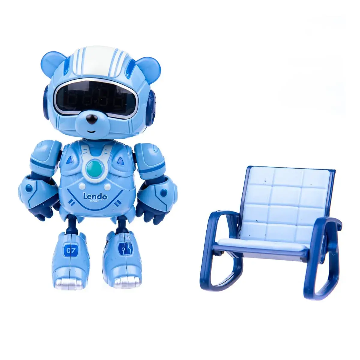 Робот Ming Ying Розумний годинник-будильник Bear Blue, EPT751422_2 — фото 3