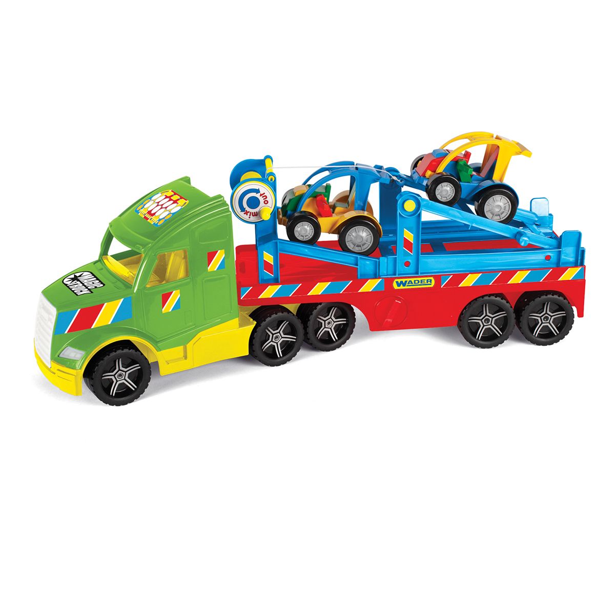 Вантажівка Wader Magic Truck Basic Автовоз з баггі, 36350