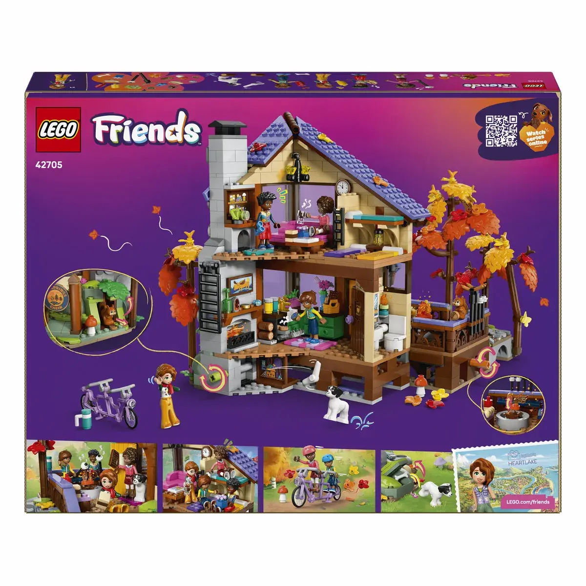 LEGO Friends Затишний лісовий будиночок для осіннього відпочинку 42705 — фото 8