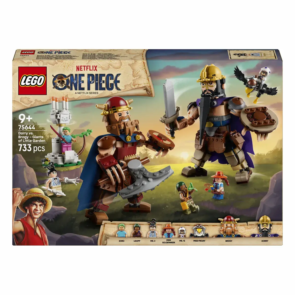LEGO ONE PIECE Доррі проти Броґі: гіганти «Малого Саду» 75644