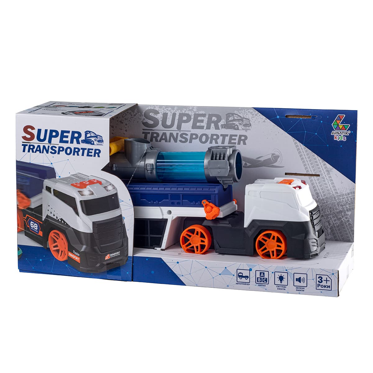 Ігровий набір Lunatik kids Вантажівка Гармата, LNK-STA7565