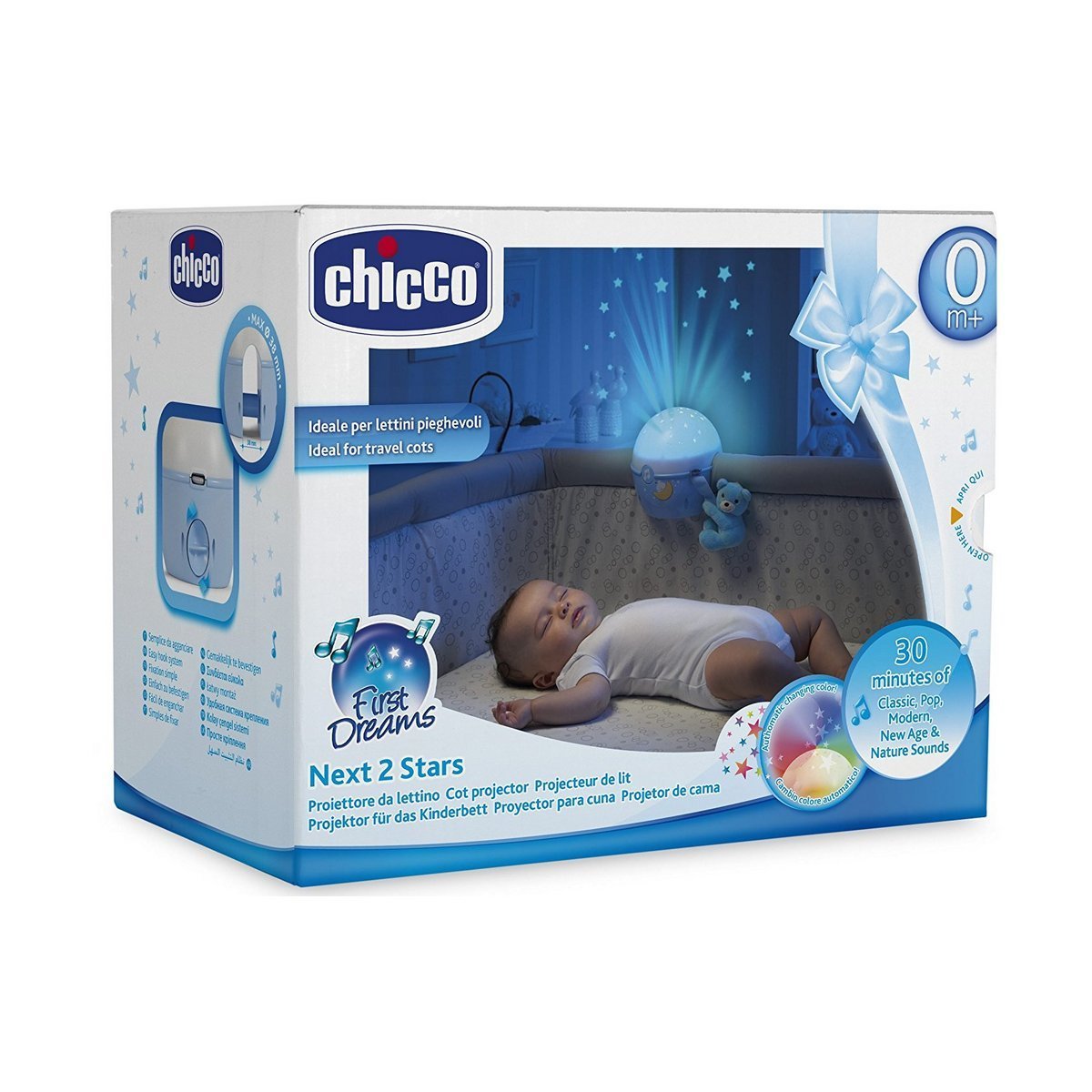 Проектор Chicco Next2 Stars, блакитний, 07647.20