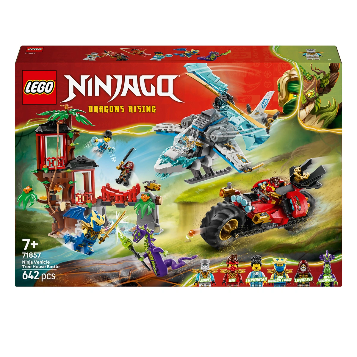 LEGO NINJAGO Автомобільна битва ніндзя біля будинку на дереві 71857