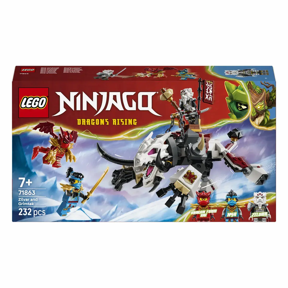 LEGO Ninjago Зільвар і дракон Гримтак 71863