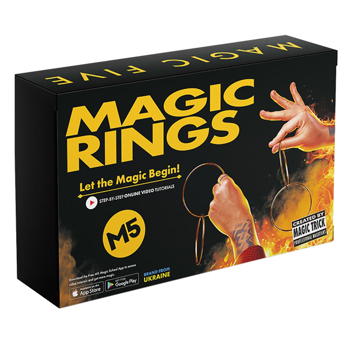 Пристрій для фокусів Magic Five Magic Rings (укр), MF046