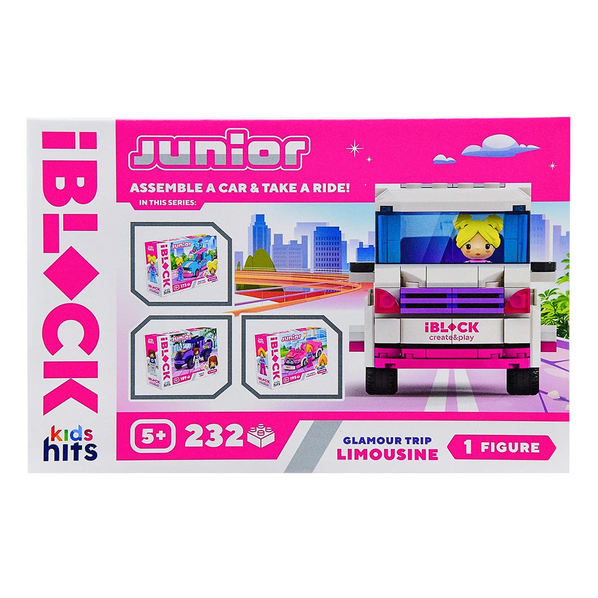 Конструктор Iblock Glamour Trip Limousine 232 ел, KH08/002/2 — фото 3
