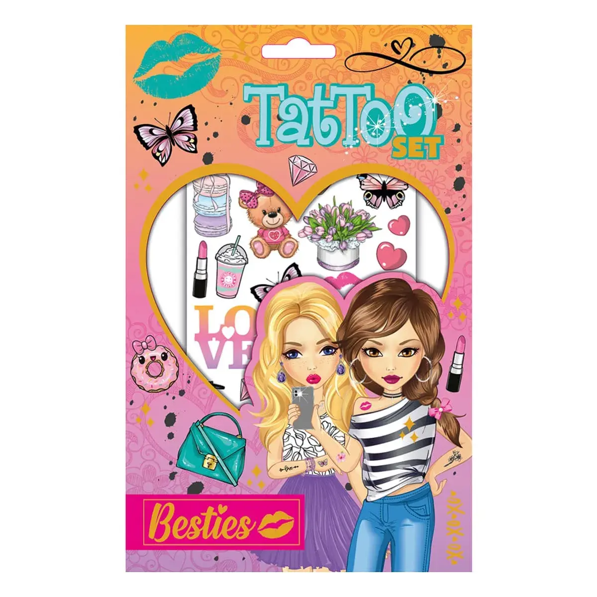 Набір наліпок на тіло Besties Fashion, 961009