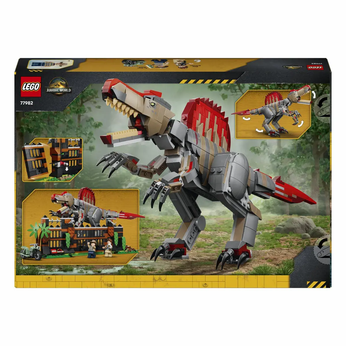 LEGO Jurassic World Втеча спинозавра 77982 — фото 9