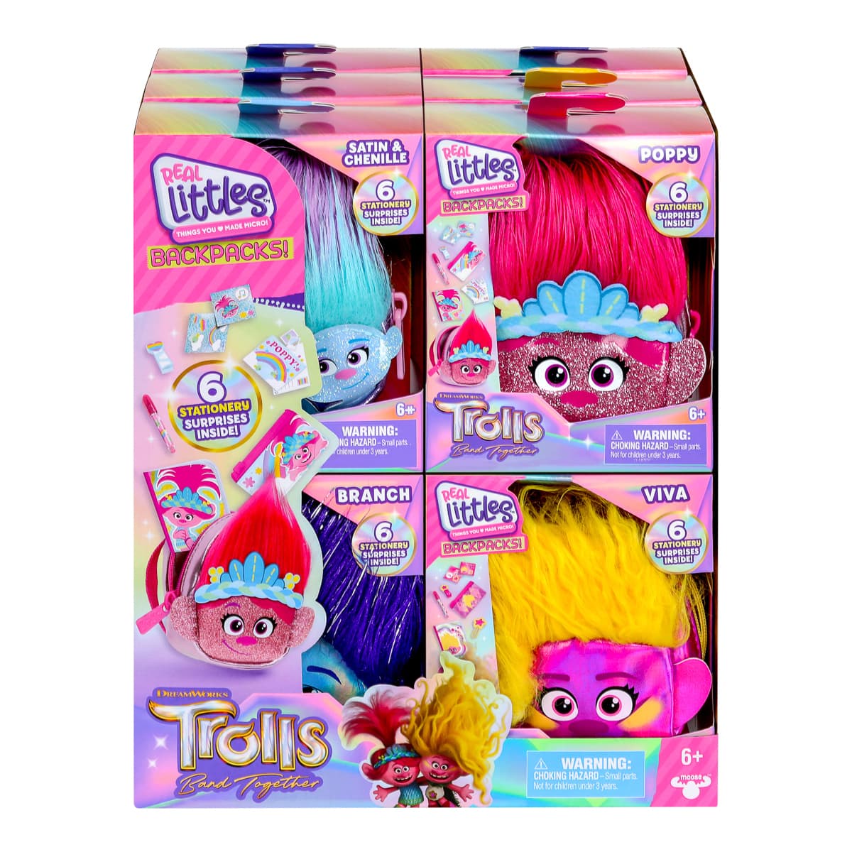 Ігровий набір-сюрприз Moose Real Littles S1 Trolls BP, 25426
