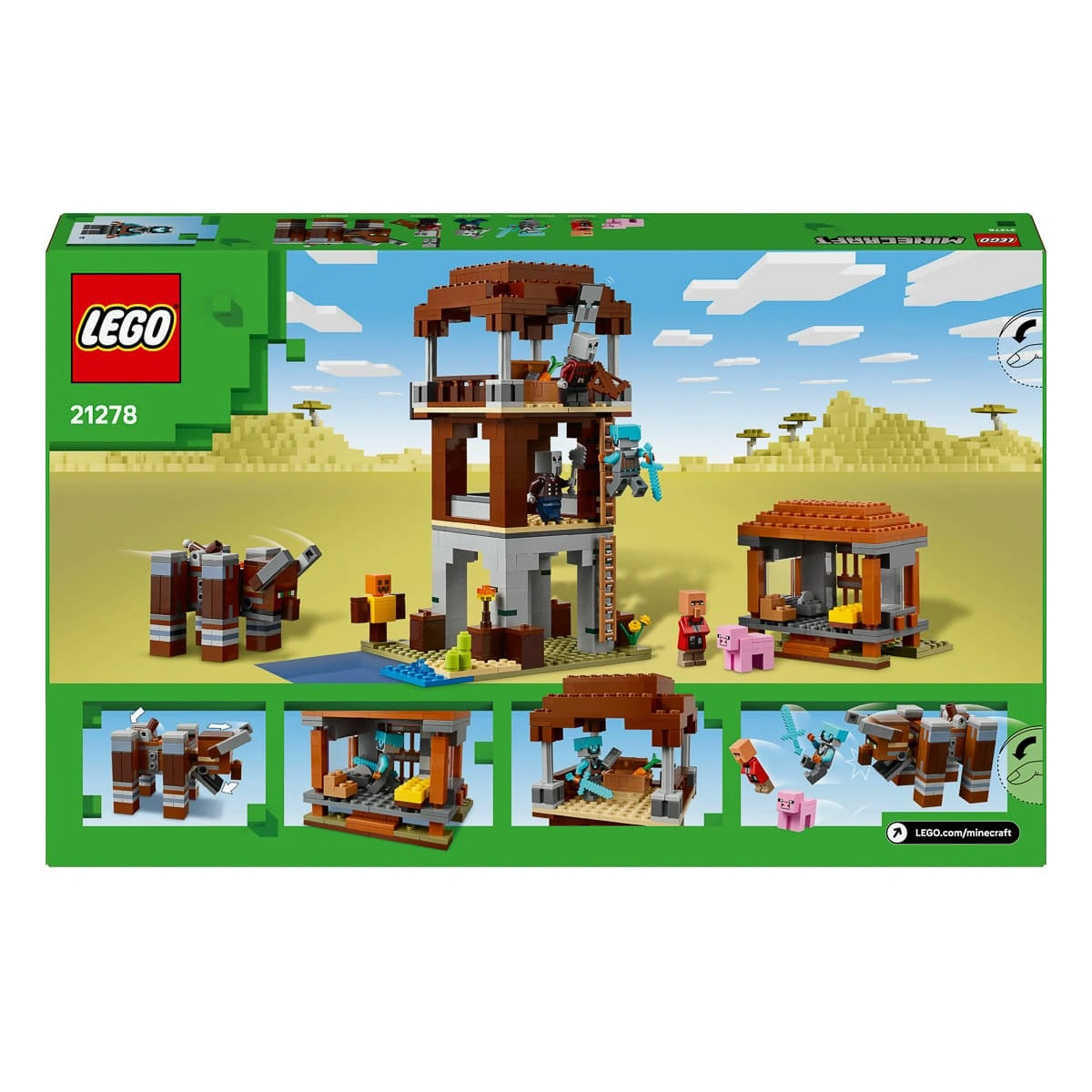 LEGO Minecraft Аванпост розбійників та спустошувач 21278 — фото 9