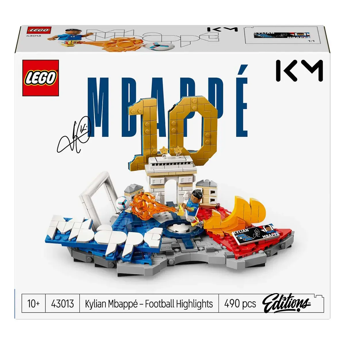 LEGO Editions Football Кіліан Мбаппе — найкращі моменти футбольних матчів 43013