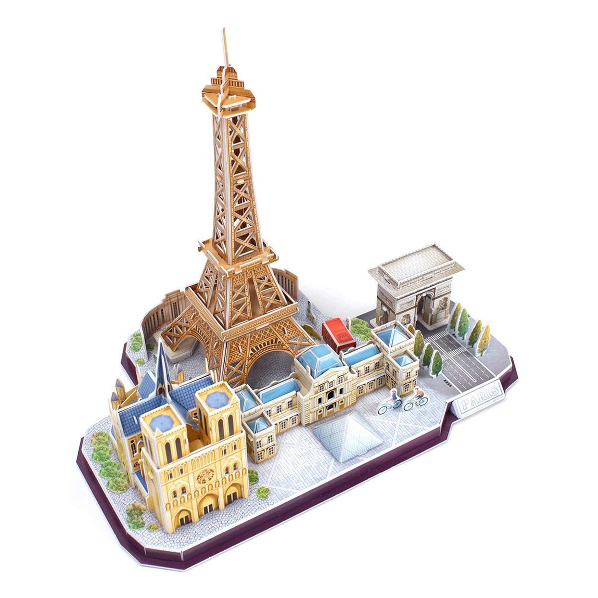 3D пазл-конструктор Cubic Fun City Line Paris 114 деталей, MC254H — фото 3