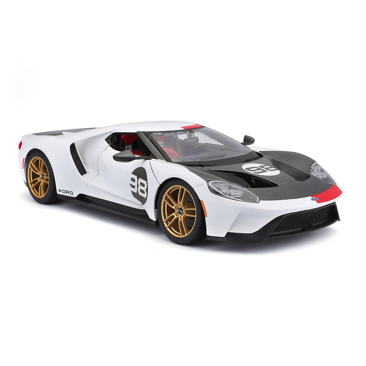 Автомодель Maisto Ford GT Heritage 2021, 1:18, 31390WHITE — фото 3