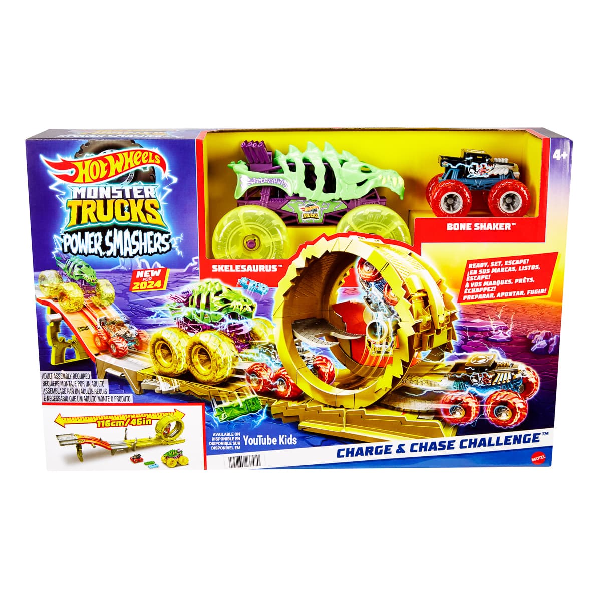 Набір Hot Wheels Monster Trucks Power Smashers, HXT05 — фото 2