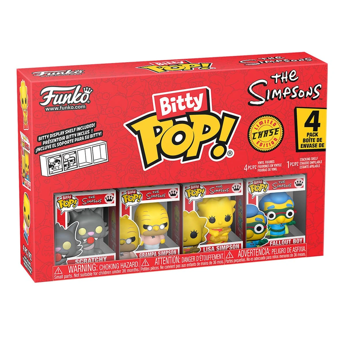Набір ігрових фігурок Funko Bitty Pop Симпсони Сверблячка