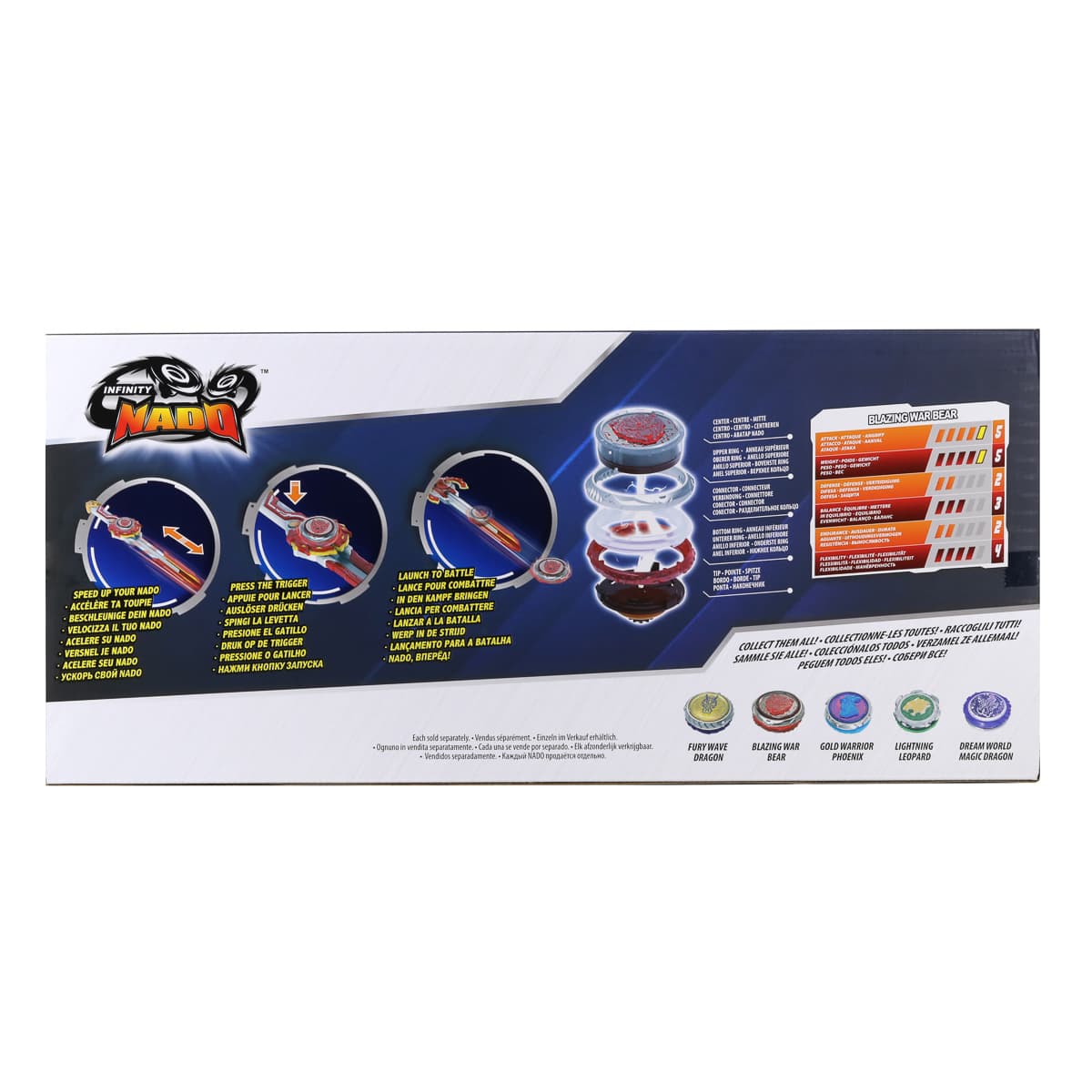 Набір Auldey Infinity Nado Advanced Pack War Bear, EU654132 — фото 5