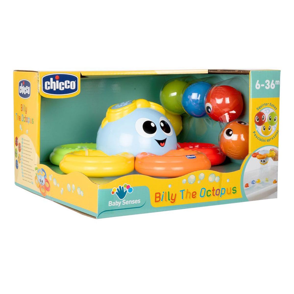 Іграшка для ванної Chicco Восьминіг Біллі, 10037.00 — фото 2