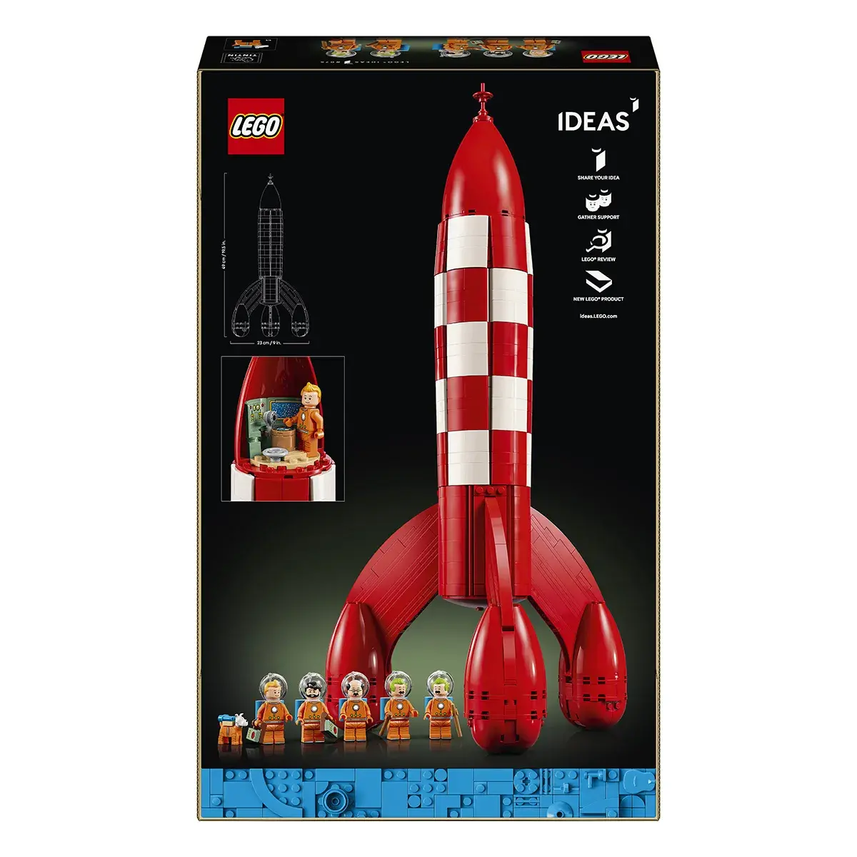 LEGO Ideas Місячна ракета Tintin 21367 — фото 9