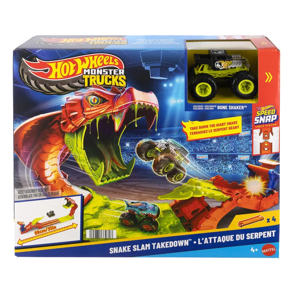 Набір Hot Wheels Monster Trucks Атака змії (JJN44) — фото 2