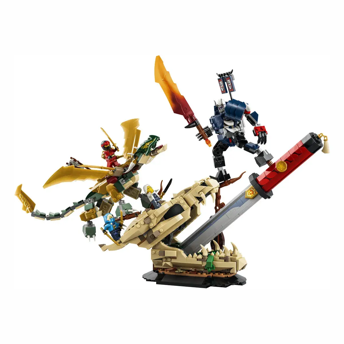 LEGO Ninjago Битва біля черепа Дракона з мечем 71871 — фото 7