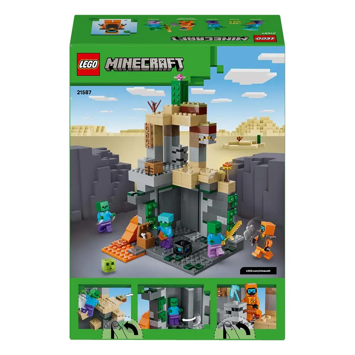 LEGO Minecraft Підземелля зомбі 21587 — фото 9