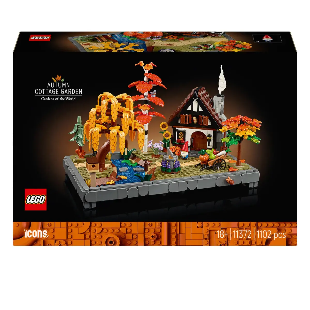 LEGO ICONS Осінній котеджний сад 11372