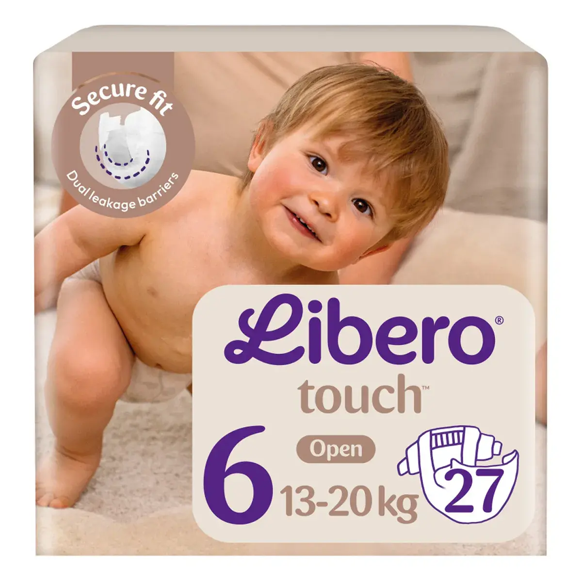 Підгузки Libero Touch 6 (13-20 кг) 27 шт (79285)