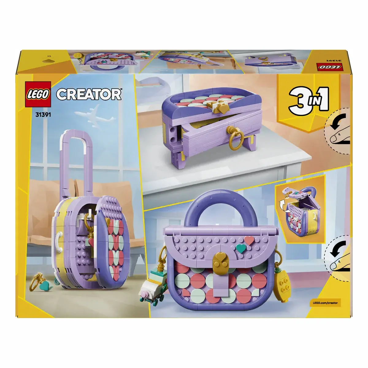 LEGO Creator Стильна мистецька сумка з місцем для зберігання 31391 — фото 8