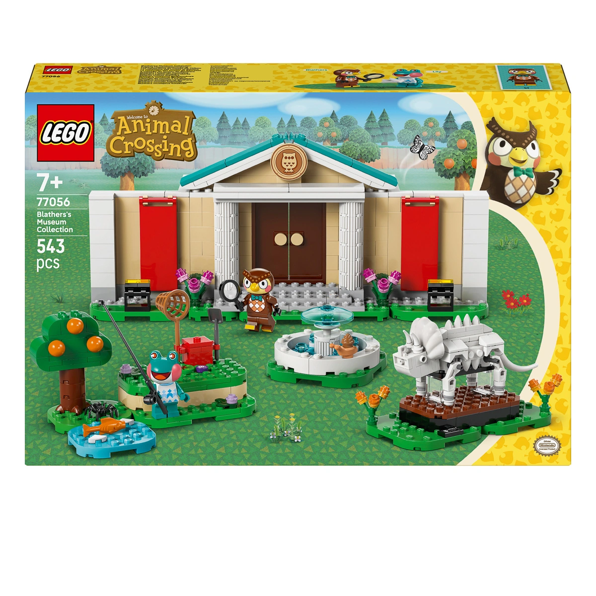 LEGO Animal Crossing Музейна колекція Blathers 77056
